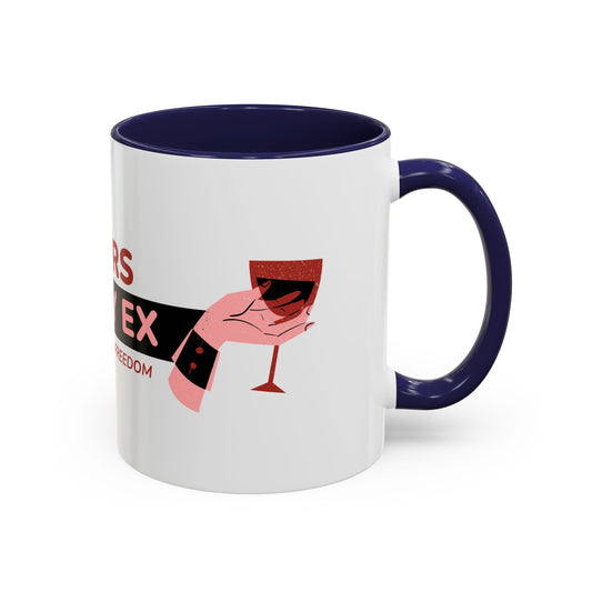 Coffee Mug — "Tears of My Ex" Funny Breakup Wine Lover Accent Mug (11/15 oz)