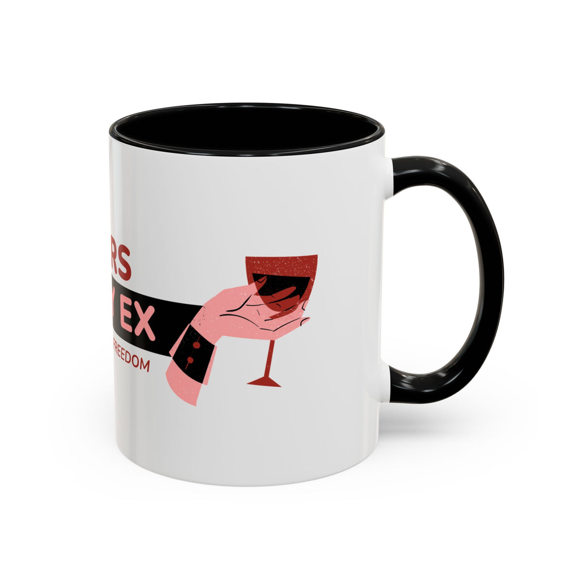 Coffee Mug — "Tears of My Ex" Funny Breakup Wine Lover Accent Mug (11/15 oz)