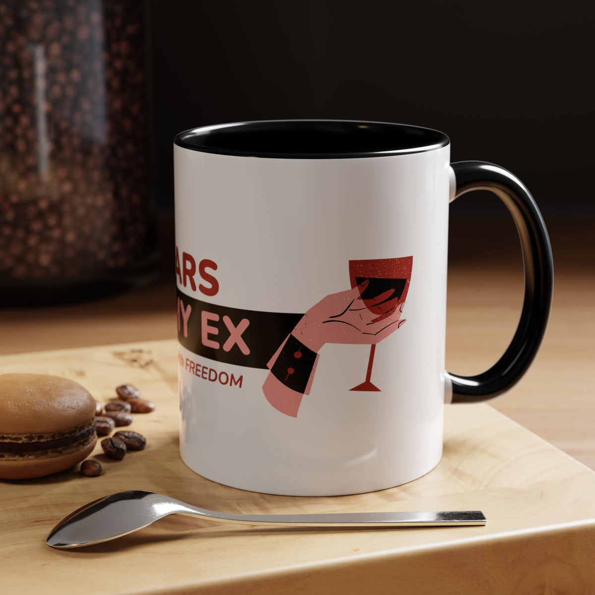 Coffee Mug — "Tears of My Ex" Funny Breakup Wine Lover Accent Mug (11/15 oz)