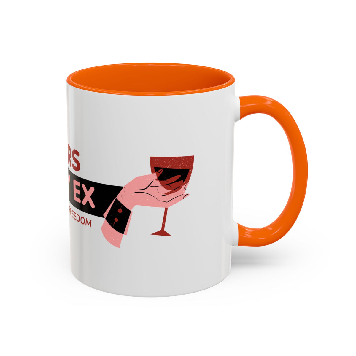 Coffee Mug — "Tears of My Ex" Funny Breakup Wine Lover Accent Mug (11/15 oz)