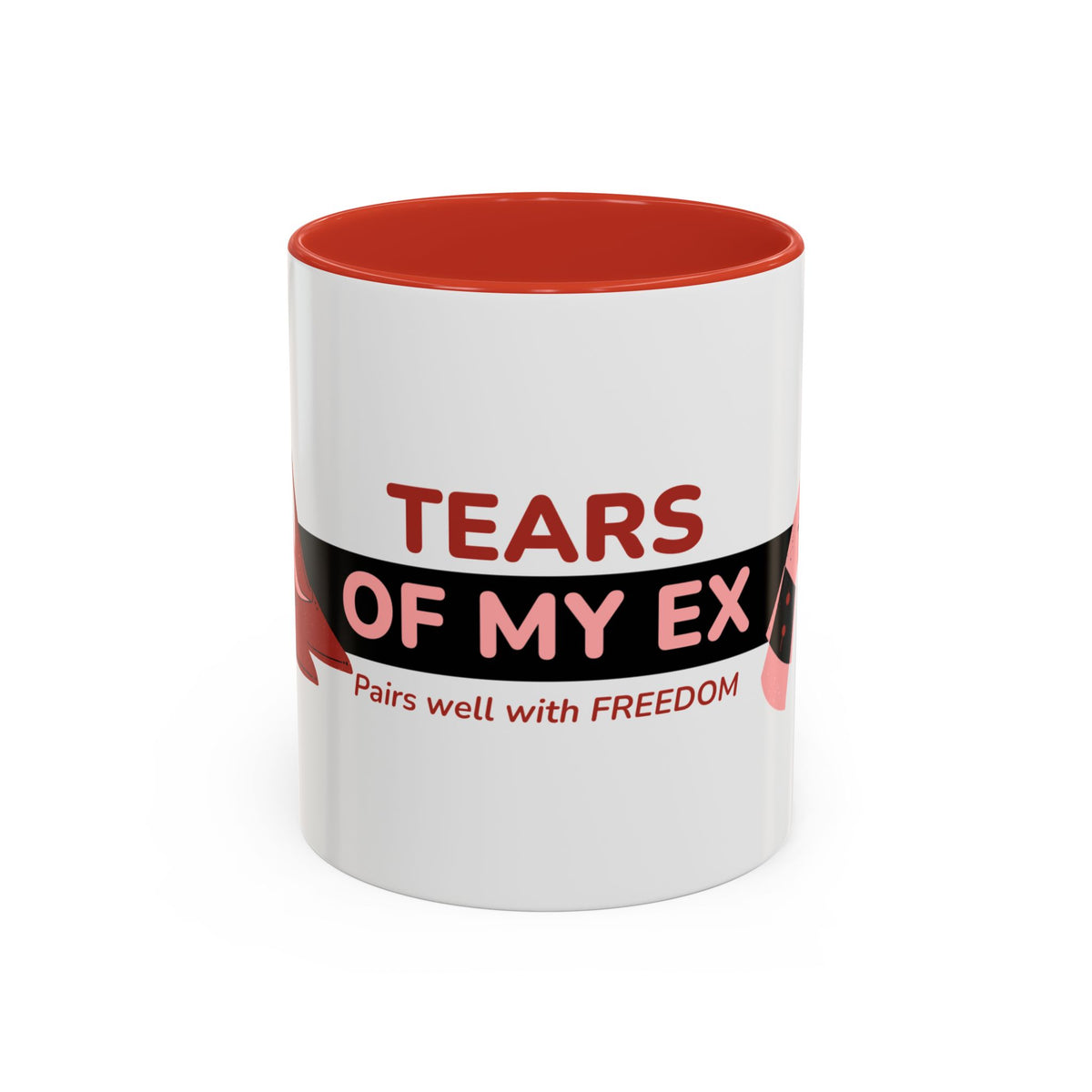 Coffee Mug — "Tears of My Ex" Funny Breakup Wine Lover Accent Mug (11/15 oz)