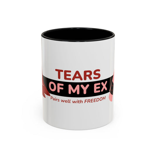 Coffee Mug — "Tears of My Ex" Funny Breakup Wine Lover Accent Mug (11/15 oz)