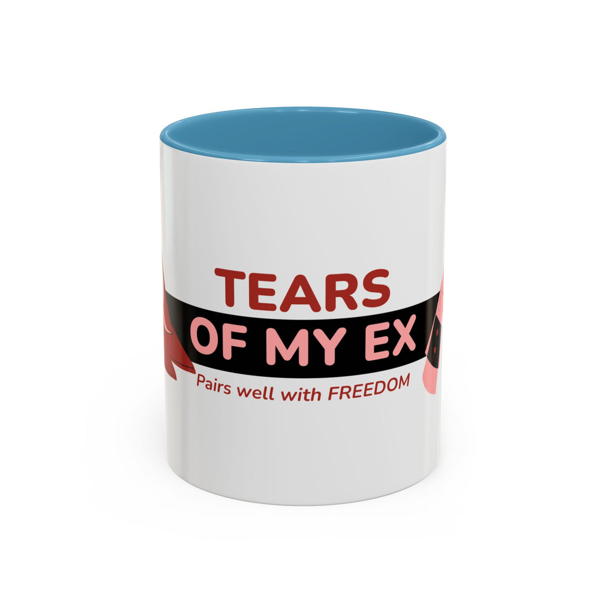 Coffee Mug — "Tears of My Ex" Funny Breakup Wine Lover Accent Mug (11/15 oz)