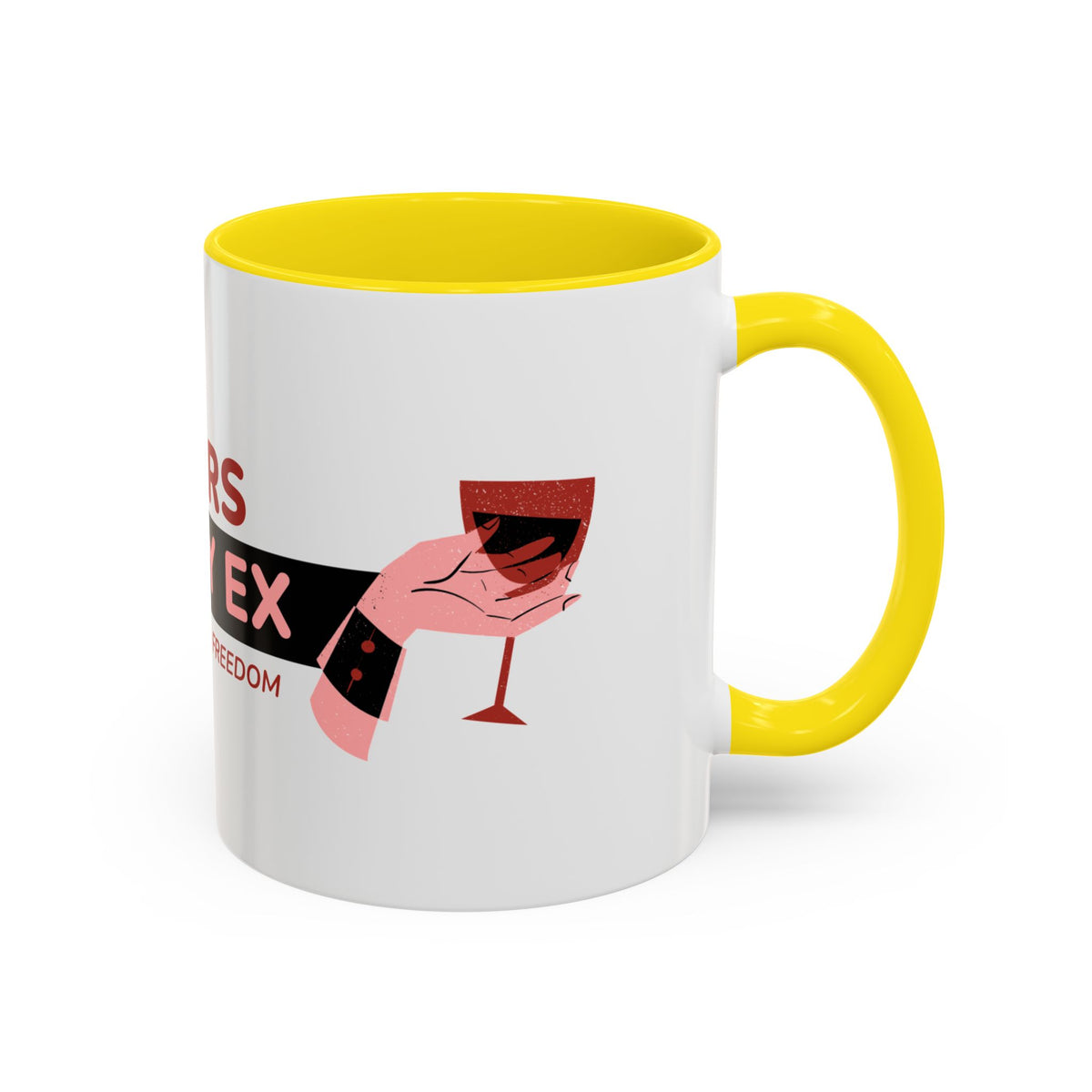 Coffee Mug — "Tears of My Ex" Funny Breakup Wine Lover Accent Mug (11/15 oz)